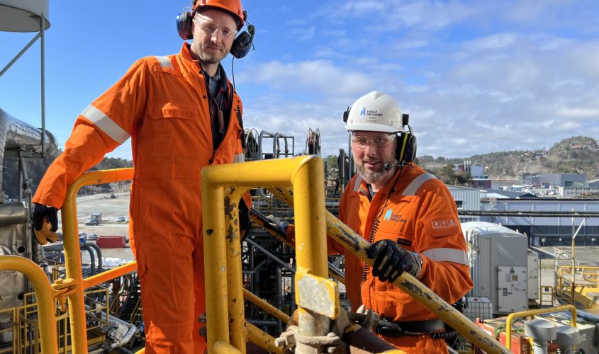 Arbeidsplassbesøk Shelf Drilling Foto: Rebecca Bjerga
