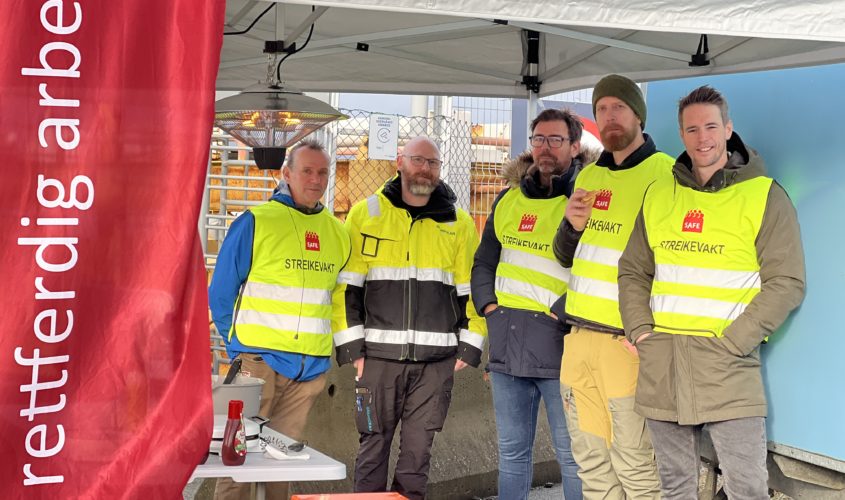 Streik i DeepOcean Foto: Rebecca Bjerga